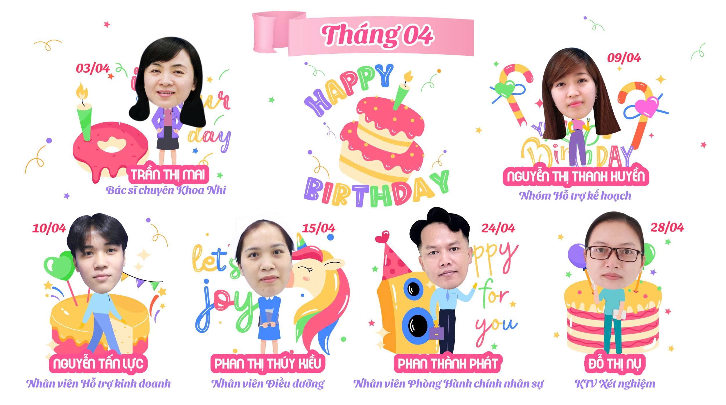 CHÚC MỪNG SINH NHẬT CBNV THÁNG 4/2026