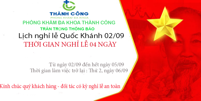 Thông báo nghỉ lễ Quốc khánh 2/9/2021