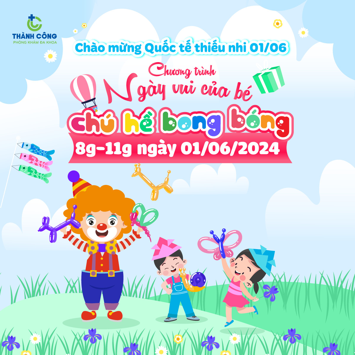 Chương trình ưu đãi chào mừng Ngày Quốc tế thiếu nhi 01/06/2024